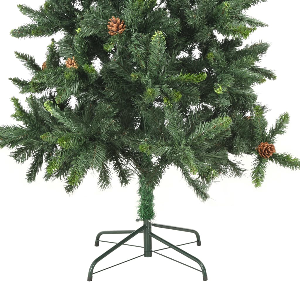 vidaXL Christmas Tree Holiday Decoration Artificial Xmas Tree with Pine Cones
