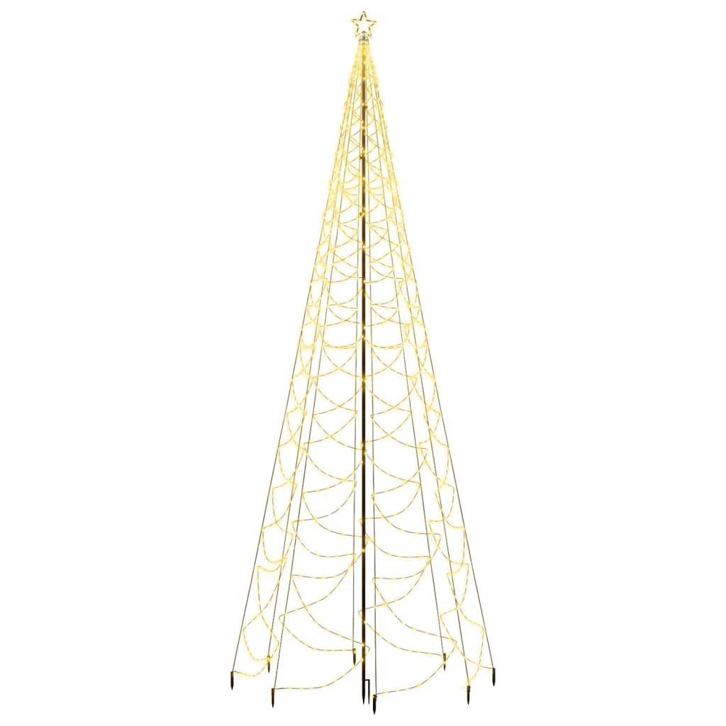 vidaXL Christmas Tree Decoration Holiday Xmas Tree Lights with Spikes LEDs