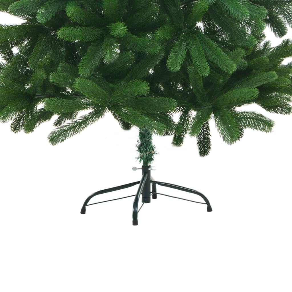 vidaXL Artificial Pre-lit Christmas Tree Holiday Decoration Xmas Tree Green