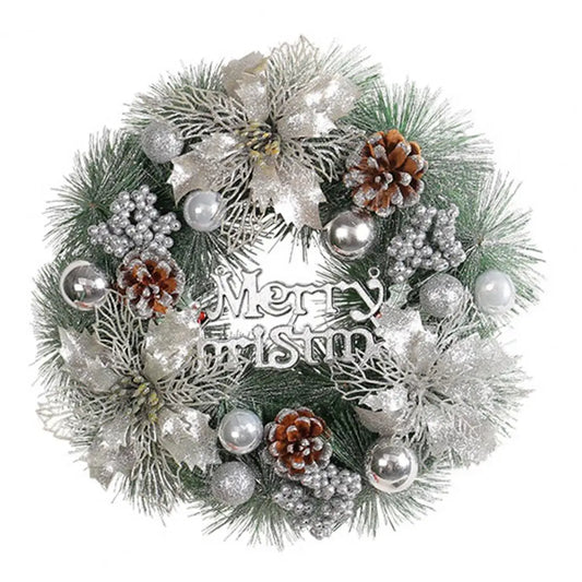 NNEOBA Christmas Wreath Window Holiday Decoration