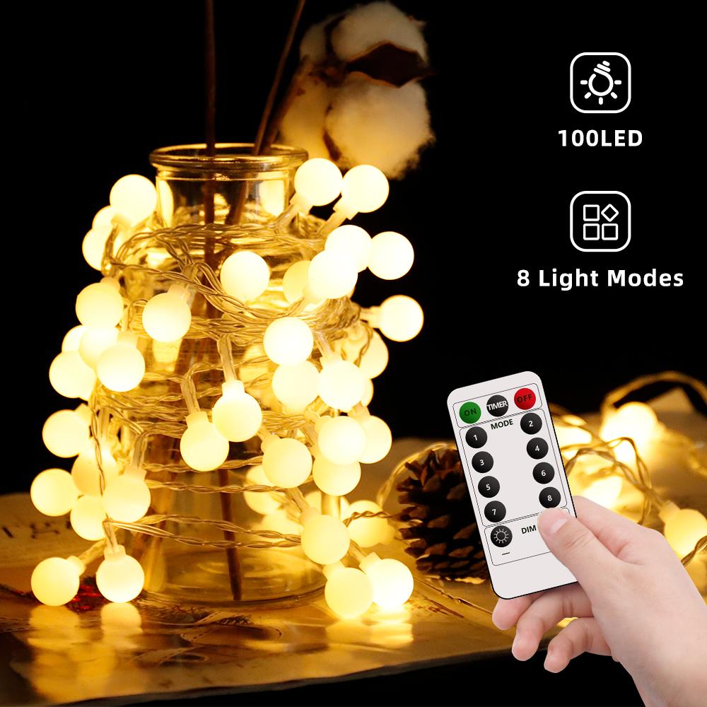 Globe Fairy String Lights Christmas Decoration