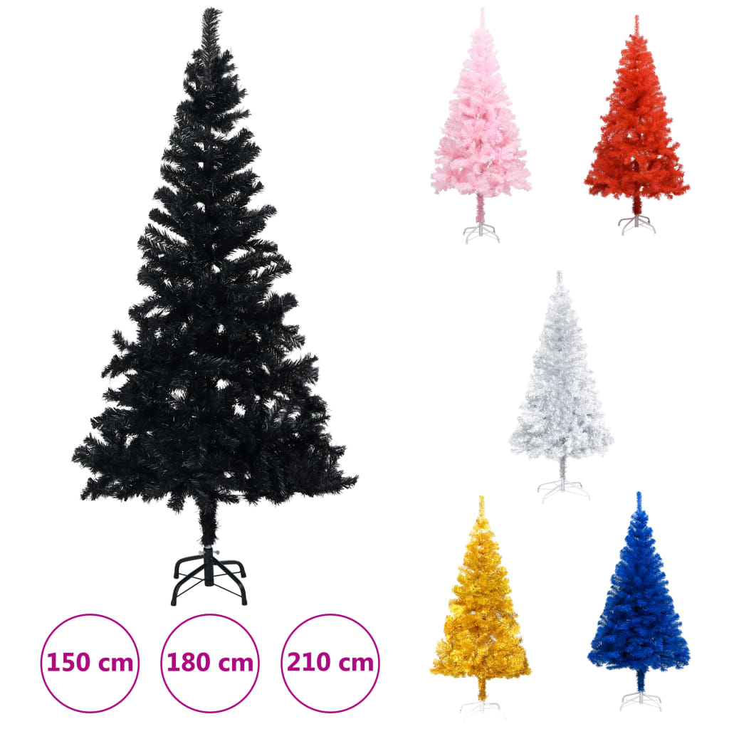 vidaXL Christmas Tree Holiday Decoration Artificial Xmas Tree with Stand PVC