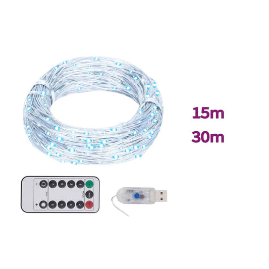 vidaXL LED String Lights Holiday Decoration Christmas Fairy Lights Warm White