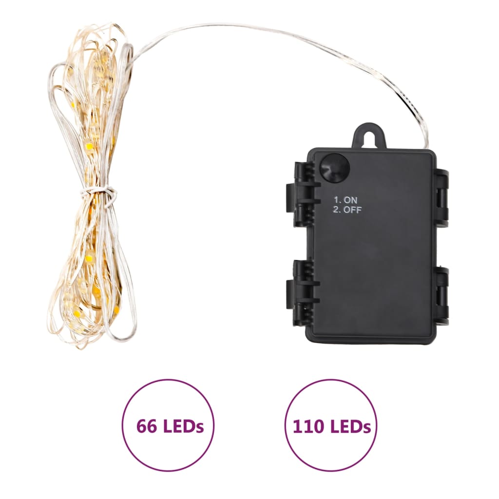 vidaXL LED String Lights Christmas Lighting Holiday Party Decoration with Fan